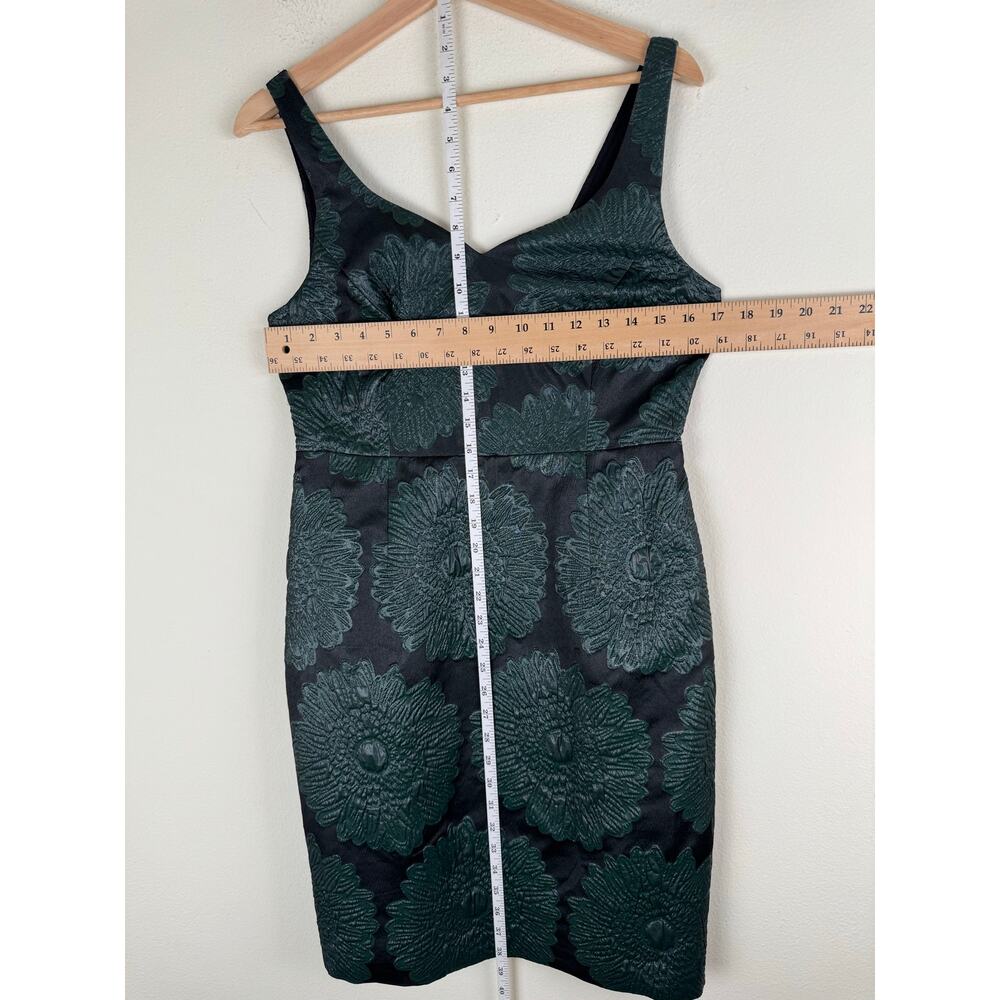 Anthropologie Leifsdottir Emerald Floral Brocade Sheath Dress 10P - Picture 16 of 16